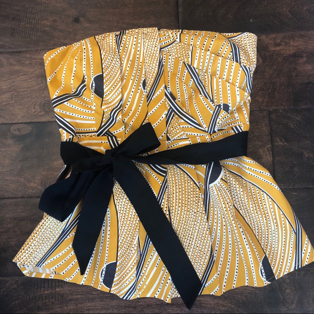 Anthropologie Strapless Top